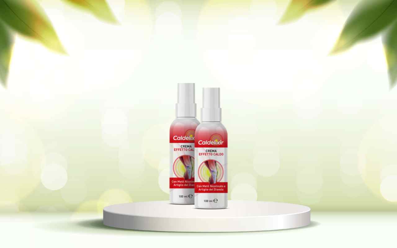Prova Caldelixir, la crema riscaldante che elimina dolori e rigidità in pochi minuti